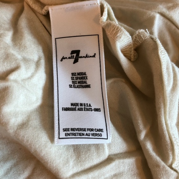 4[7ForAllMankind] NWT! Flowy cream top - Picture 5 of 7